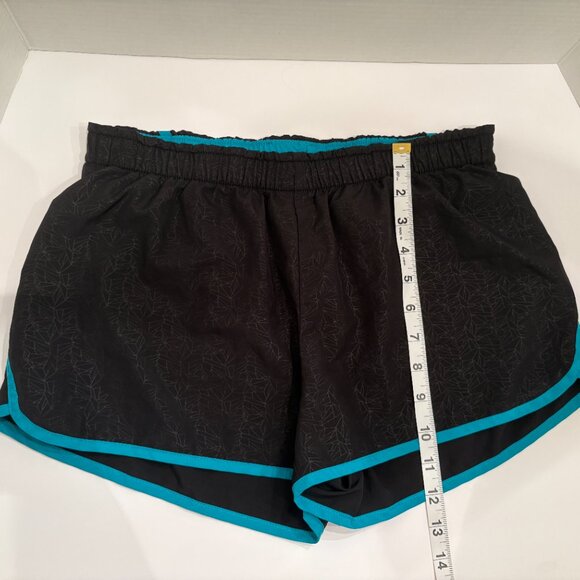 New Balance Shorts, Size S, Women's, Black and Teal, Geometric pattern - Picture 2 of 8